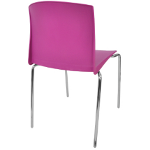Стул пластиковый на металлокаркасе Pull-15 Viola purple 145