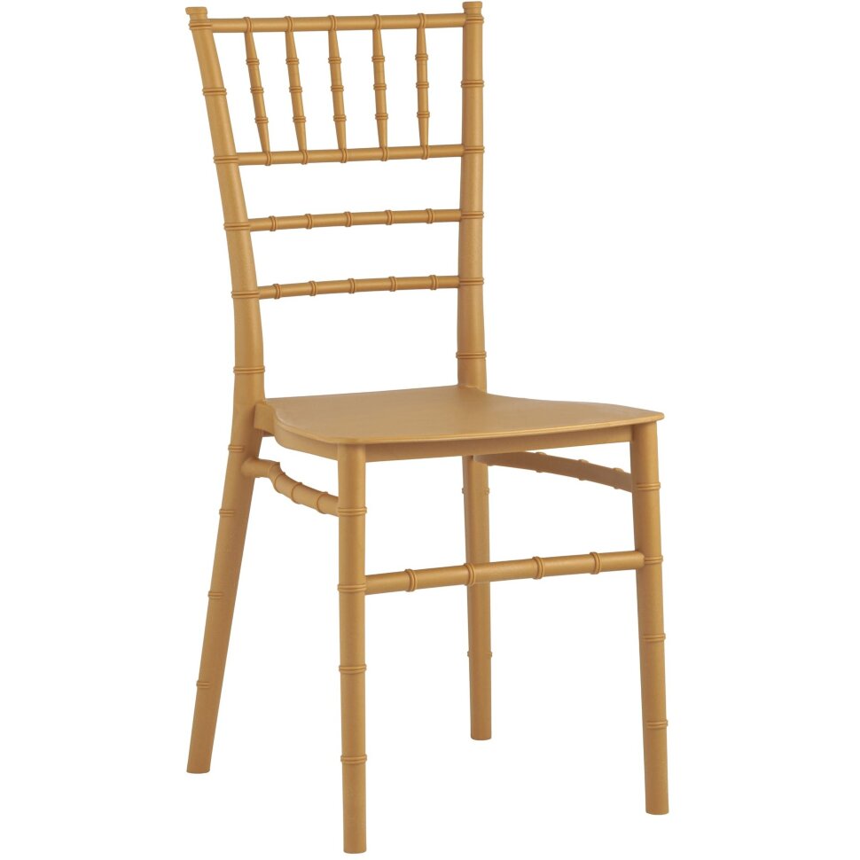 Стул Chiavari (Кьявари) пластик золотой 