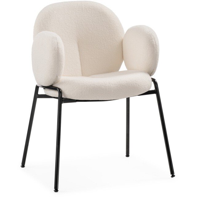 Стул на металлокаркасе Kalipso white / black Стул на металлокаркасе Kalipso white / black