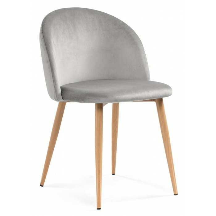 Стул на металлокаркасе Aldo grey / wood Стул на металлокаркасе Aldo grey / wood