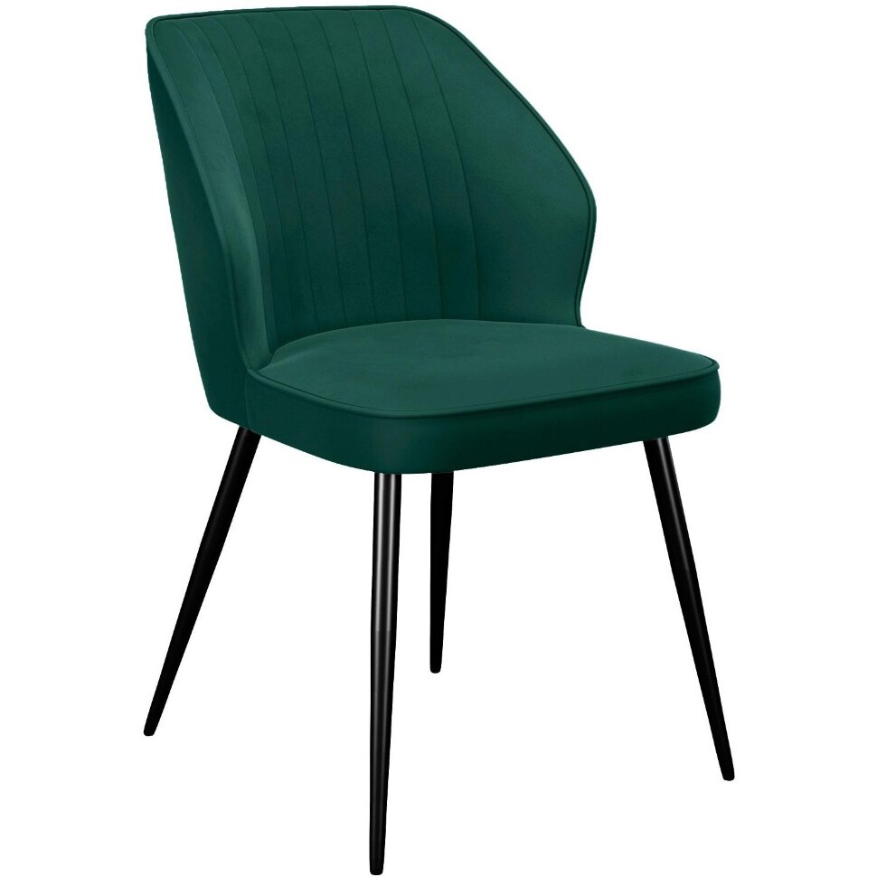 Стул DikLine 222М В10 GREEN, ножки черные Стул DikLine 222М В10 GREEN, ножки черные