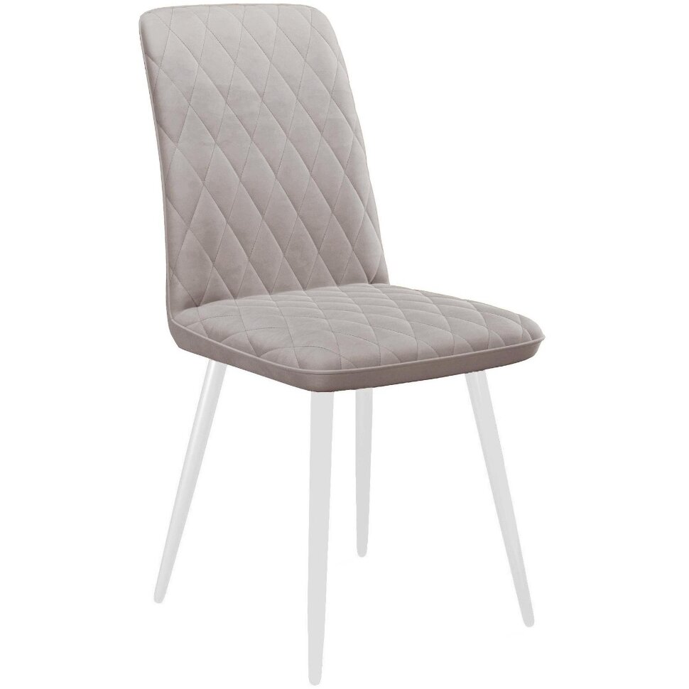 Стул DikLine 205 B03 BEIGE, ножки белые Стул DikLine 205 B03 BEIGE, ножки белые